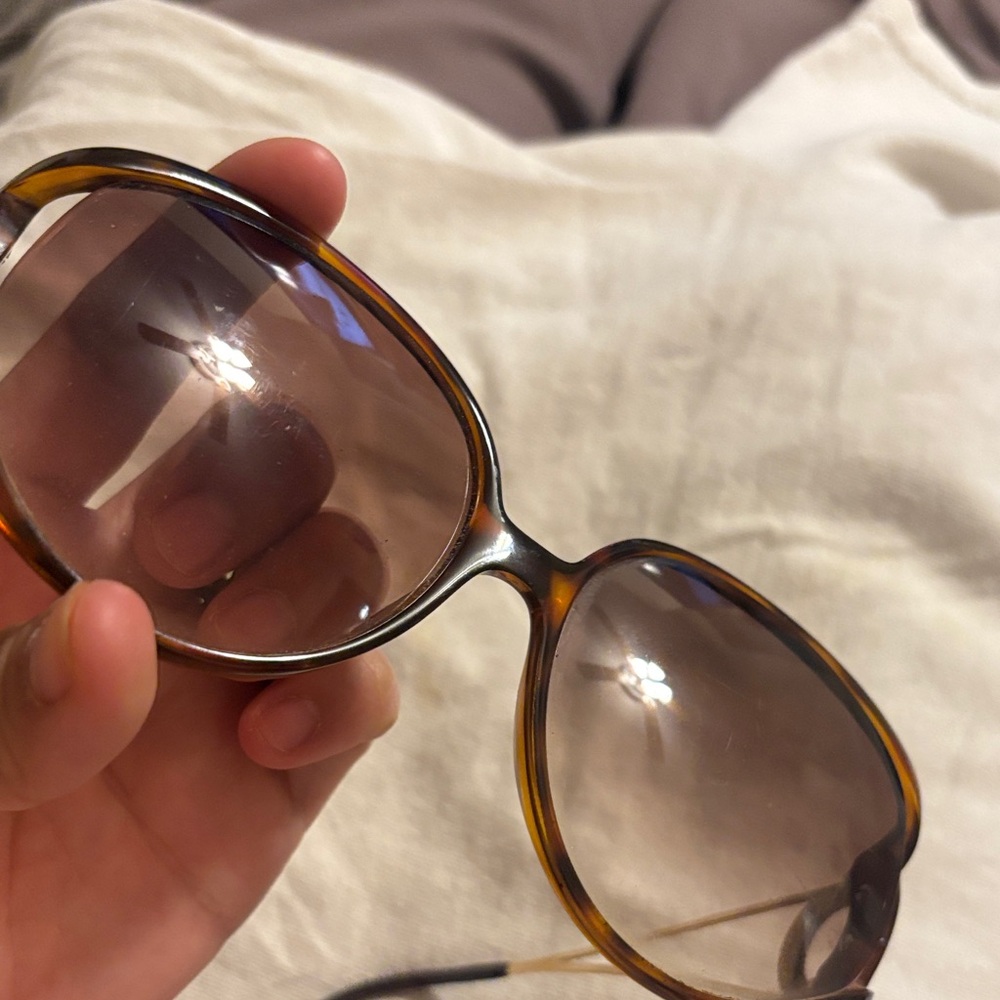 Christian Dior Vintage Oversized Women's Sunglasses - Brown Lenses - Picture 7 of 8